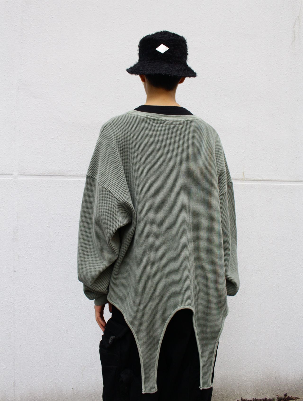 【25SS】シャギー バケット ハット / SHAGGY MATERIALS BUCKET HAT / ブラック