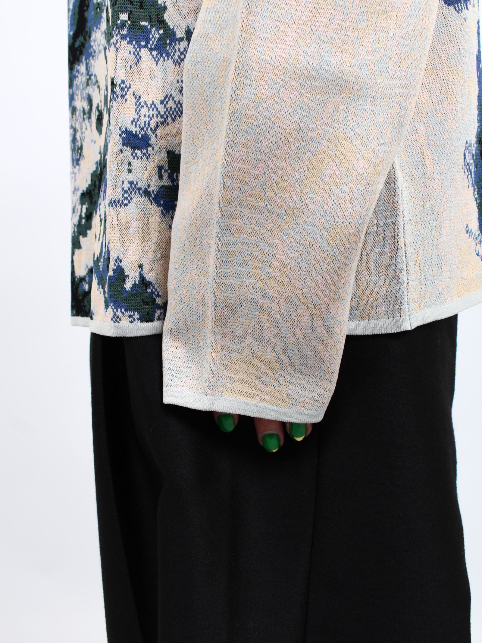 【25SS】ユーロピアン モチーフ ニット / EUROPEAN MOTIF KNIT / ホワイト