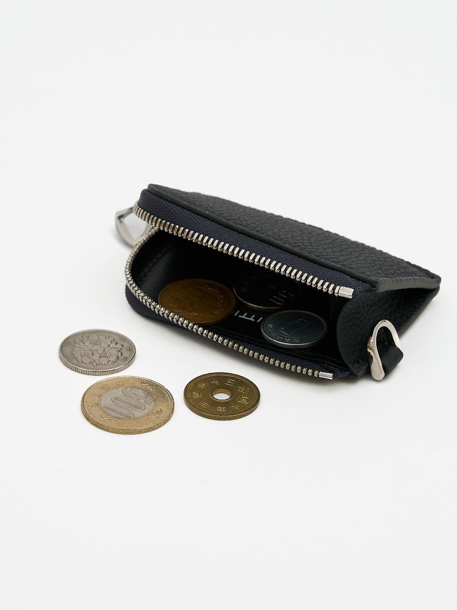 定番レザー クリスティ ミニ コイン ケース 小銭入れ / CRISTY MINI COIN CASE DIPLO FJORD / ブラック