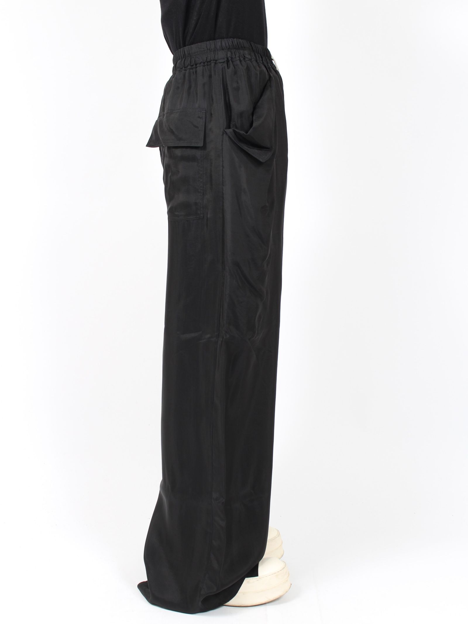 RICK OWENS - 【24SS】リド パンツ キュプラ / LIDO PANTS / ブラック | STORY