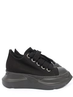 【25AW】 ジャンボレース アブストラクト ローカット スニーカー / JUMBOLACE ABSTRACT LOW SNEAKS / ブラック × ブラック