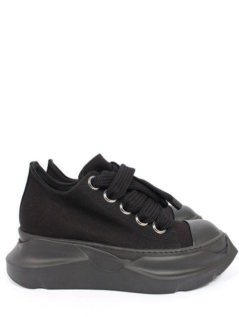 【25AW】 ジャンボレース アブストラクト ローカット スニーカー / JUMBOLACE ABSTRACT LOW SNEAKS / ブラック × ブラック