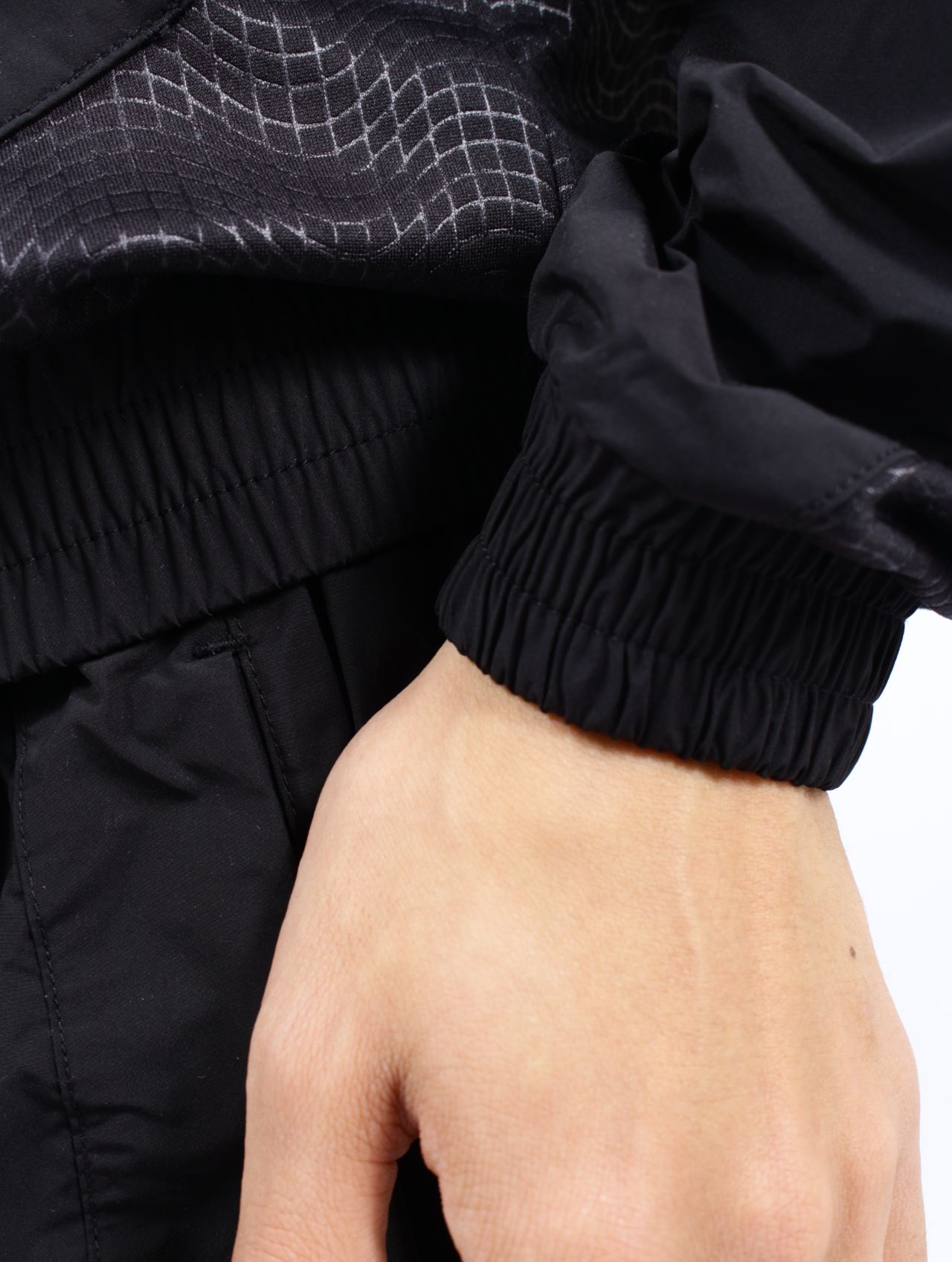 【25SS】ナイロン トラック ジャケット / NYLON TRACK JACKET / ブラック
