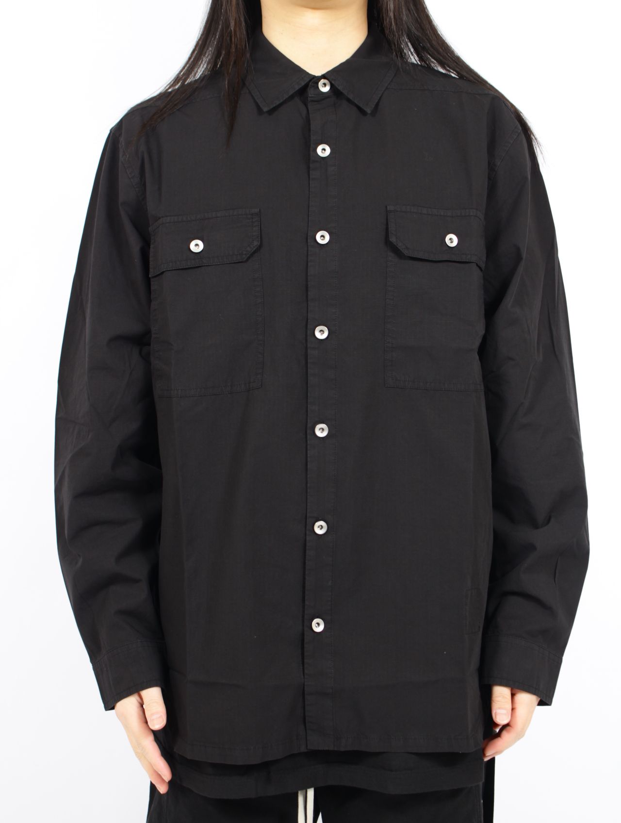 【26SS】ジャンボ アウターシャツ / JUMBO OUTERSHIRT / ブラック