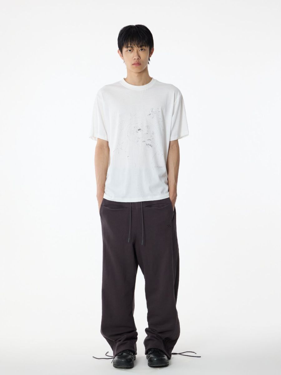 スウェット トラック パンツ / SWEAT TRACK PANTS / チャコール SG27SSBTPA002
