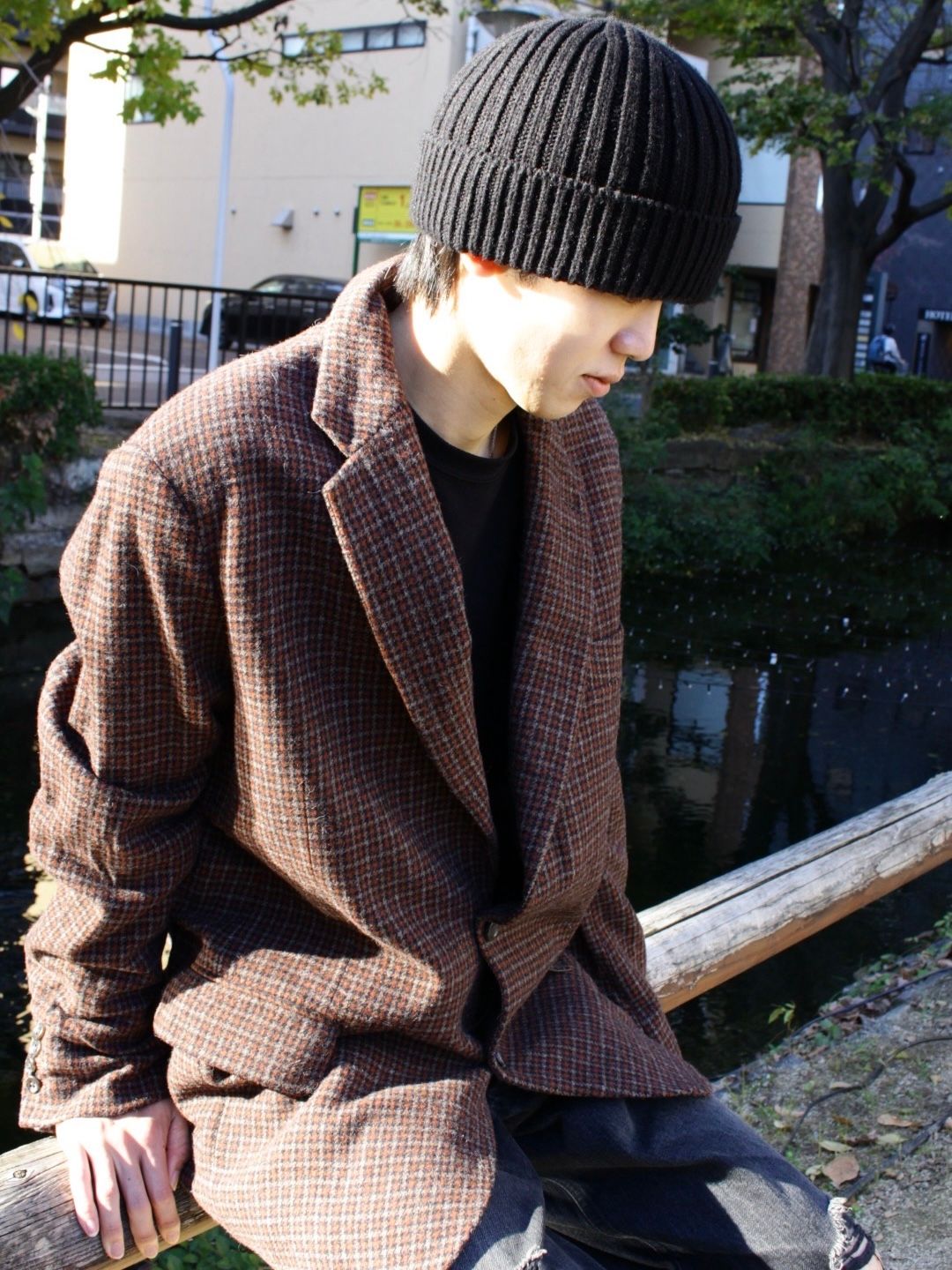 【25AW】シェニール ツイード ジャケット / CHENILLE TWEED JACKET / ブラウン