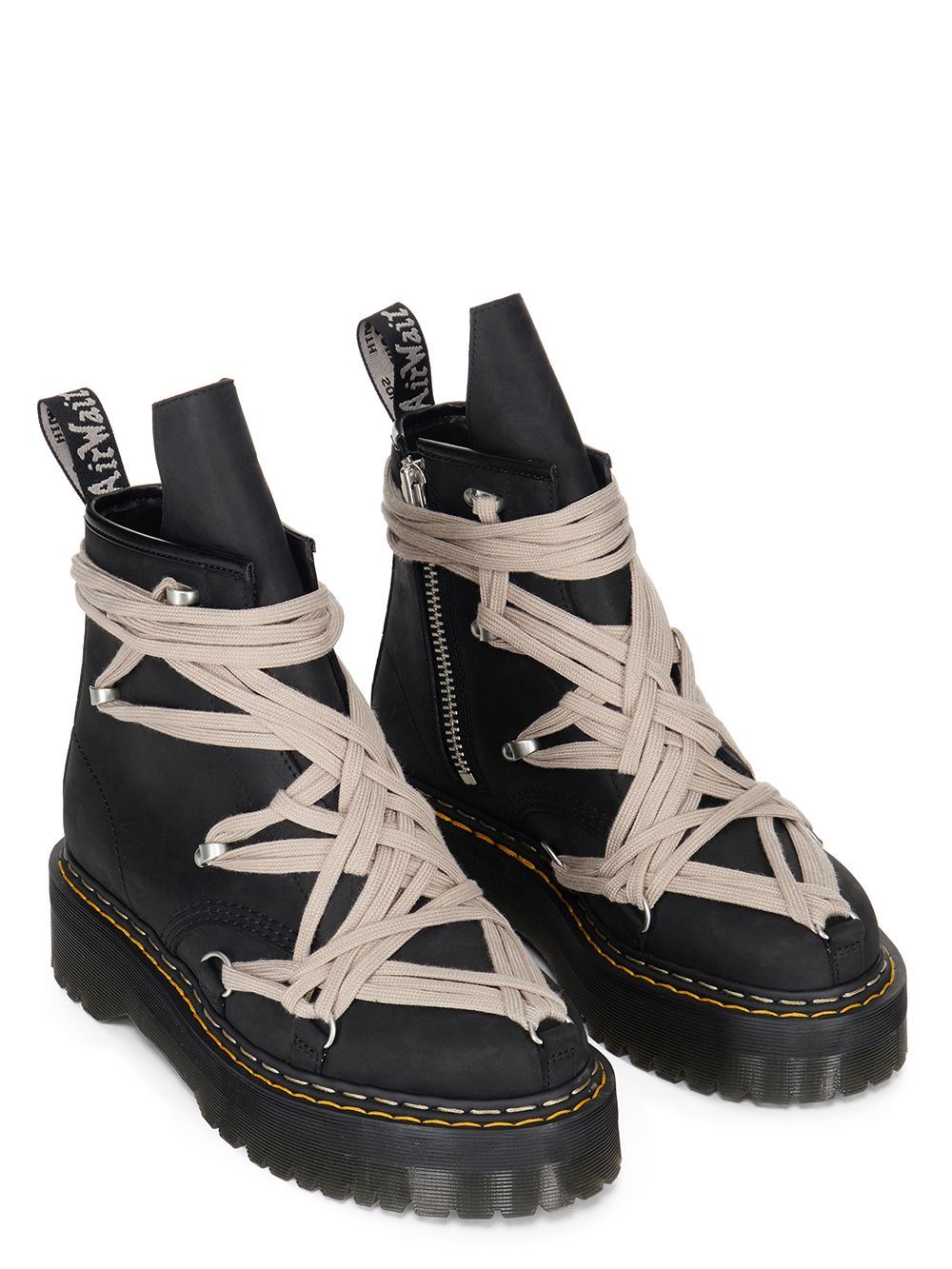 【25AW】Dr.Martens コラボレーション 1460 クワッドソール メガレース ブーツ / 1460 QUAD SOLE MEGALACE BOOT / ブラック