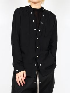 RICK OWENS - 【24SS】ラリー フォグポケット スナップボタンシャツ 