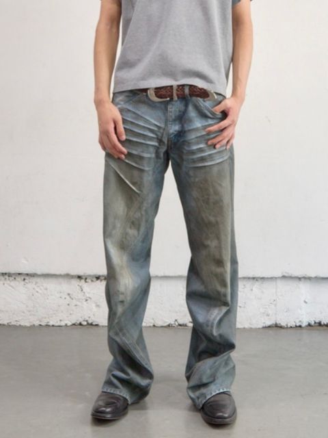 【26SS】3D ツイステッド ジーンズ / 3D TWISTED JEANS 3.0 / DIRTY FADED INDIGO (インディゴ)