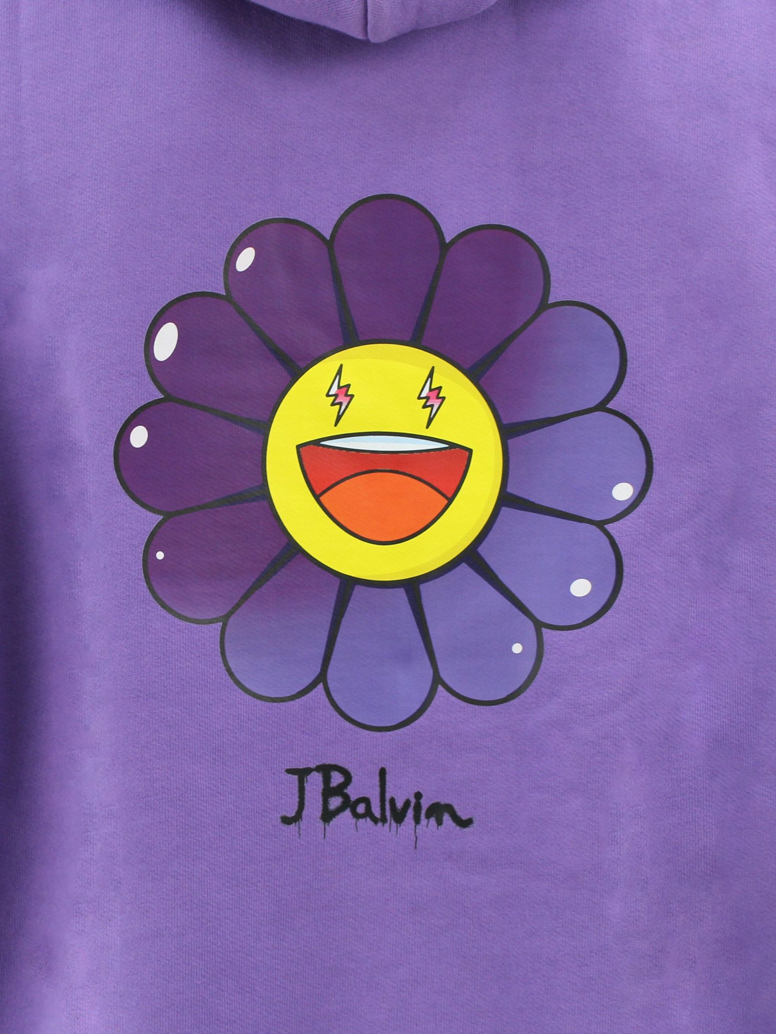 KAIKAI KIKI J BALVIN × TAKASHI MURAKAMI - フラワープリント フーディー / Morado Flower  Hoodie / パープル | STORY