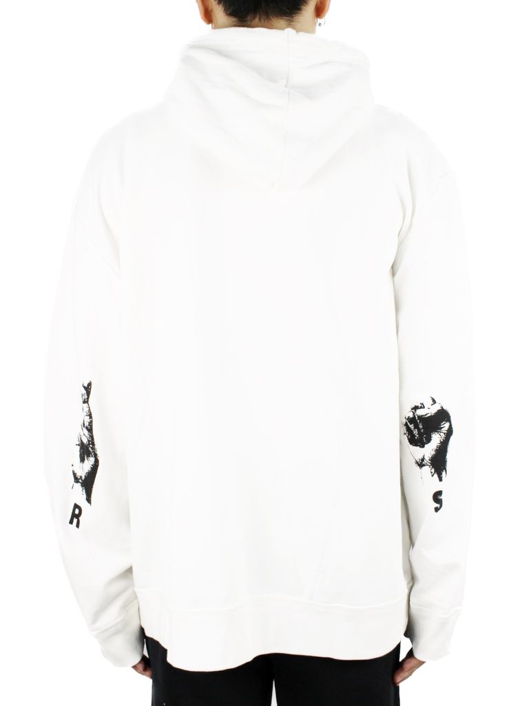 RAF SIMONS - 【23SS】フロントジップ レザーパッチ ハンドサイン 