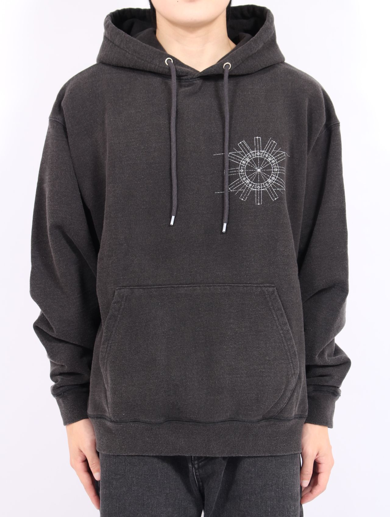 【25AW】スピーカー グラフィック フーディー パーカー / SPEAKER GRAPHIC HOODIE  / ブラック