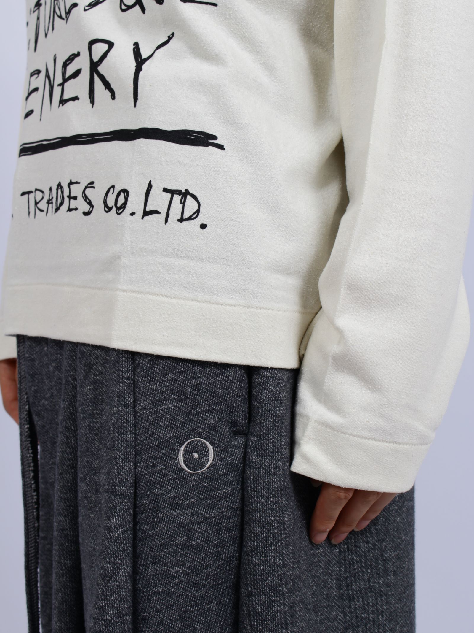 【26AW】ステイトメント イン ディセンバー ロングスリーブ Tシャツ / STATEMENT IN DECEMBER(L/S TEE) / キャンバス