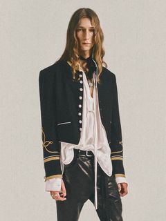 【27SS】ナポレオン ジャケット アレン エンブリッシュド マルシナ ジャケット / ALEN EMBELLISHED MARSINA JACKET / マルチカラー