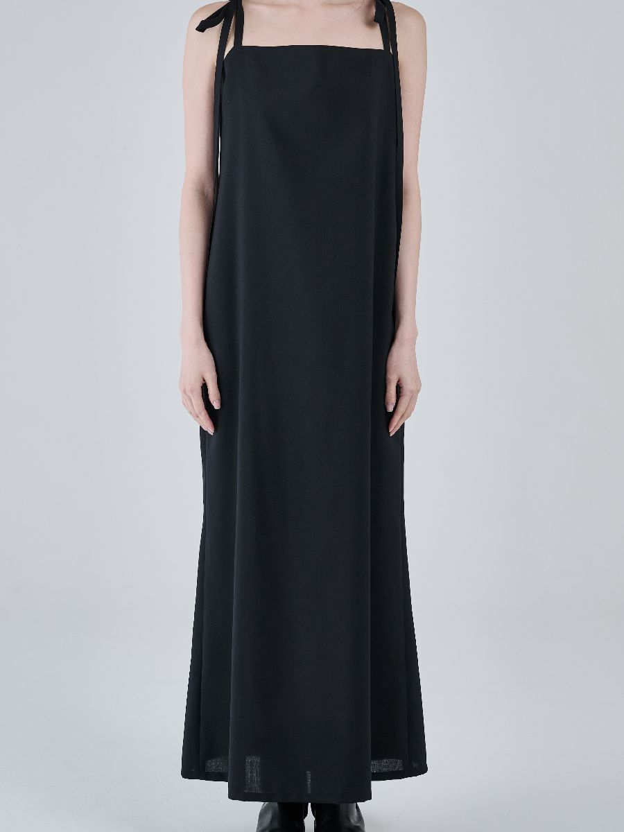【27SS】 STRAP DRESS / ブラック