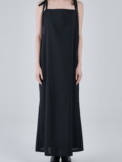 【27SS】 STRAP DRESS / ブラック