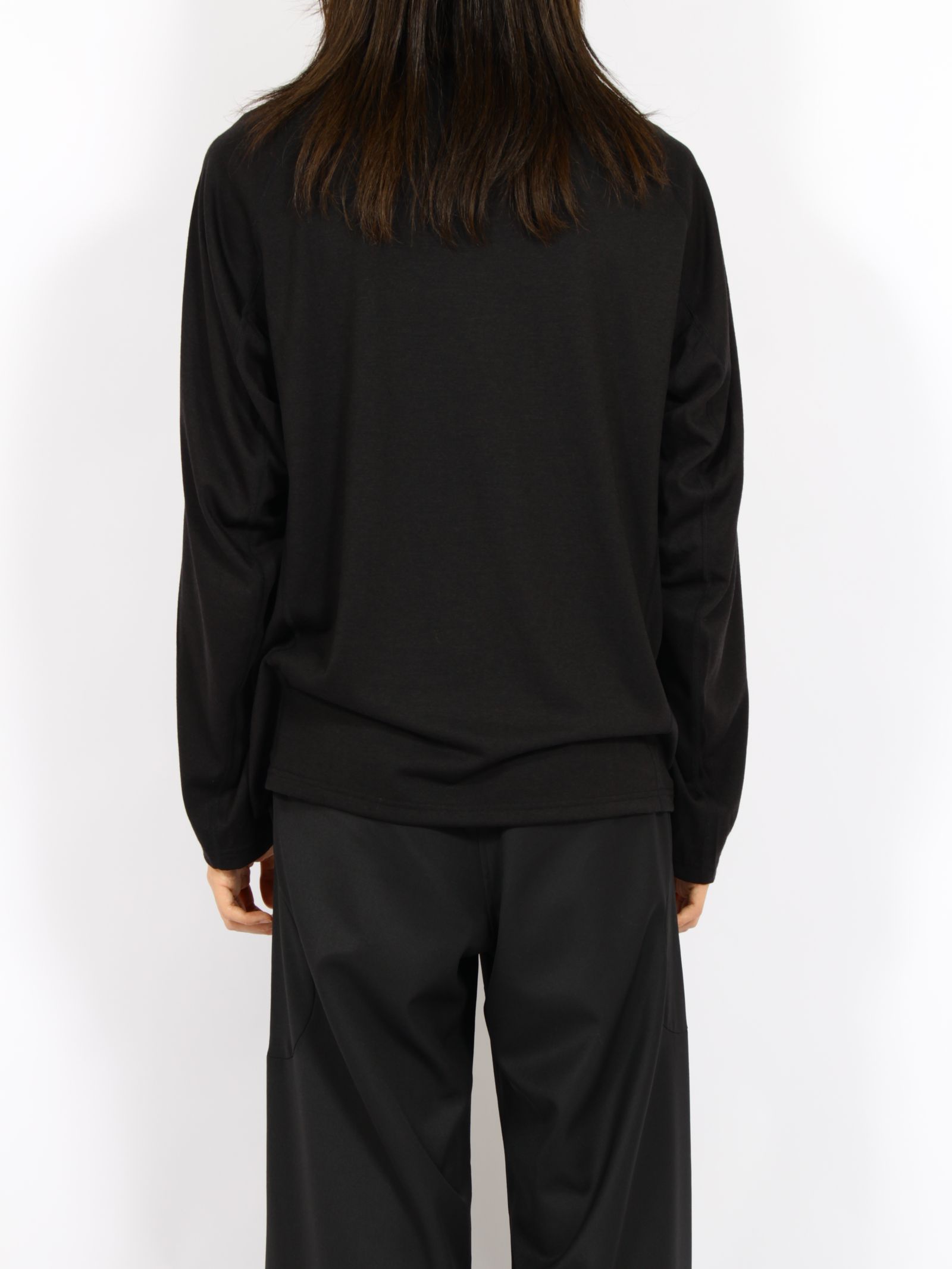 【26AW】ロングスリーブ Tシャツ ウール / LONG SLEEVE T-SHIRTS WOOL / ブラック