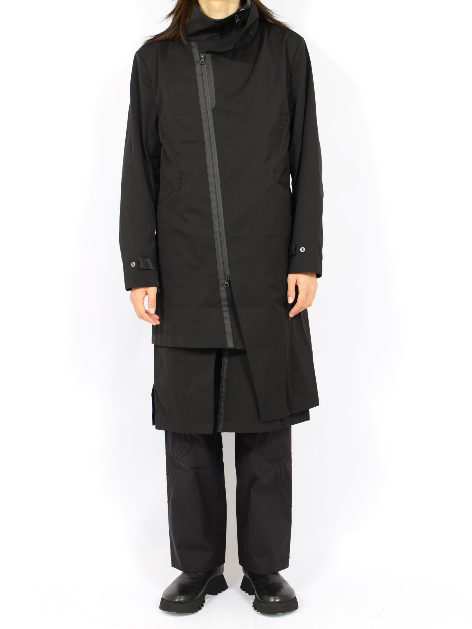 【26AW】デュアル ストラクチャー コート / DUAL STRUCTURE COAT / ブラック