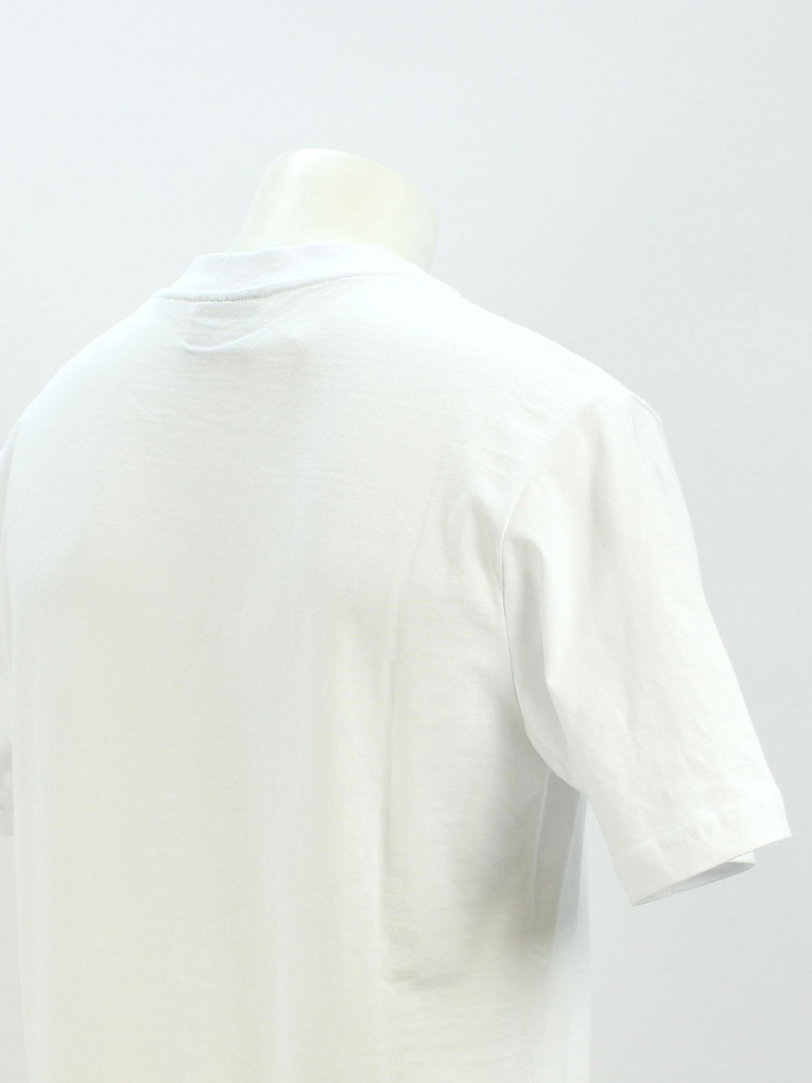 刺繍ロゴ Tシャツ / WHITE T-SHIRT WITH MULTICOLOR LOGO / ホワイト × マルチ