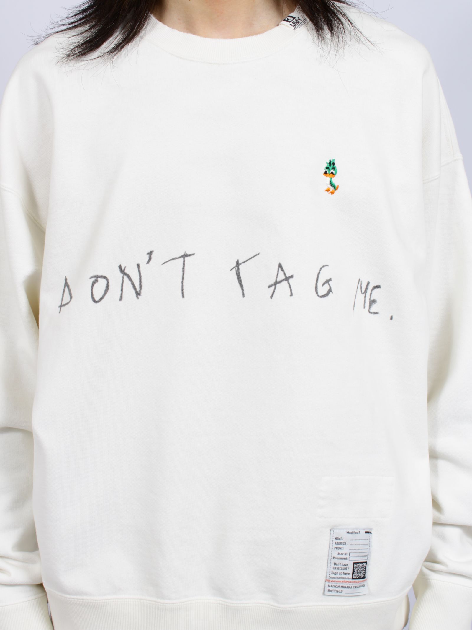 【26AW】 ドント タグミー スウェット プルオーバー / DON'T TAG ME, SWEAT PO / ホワイト