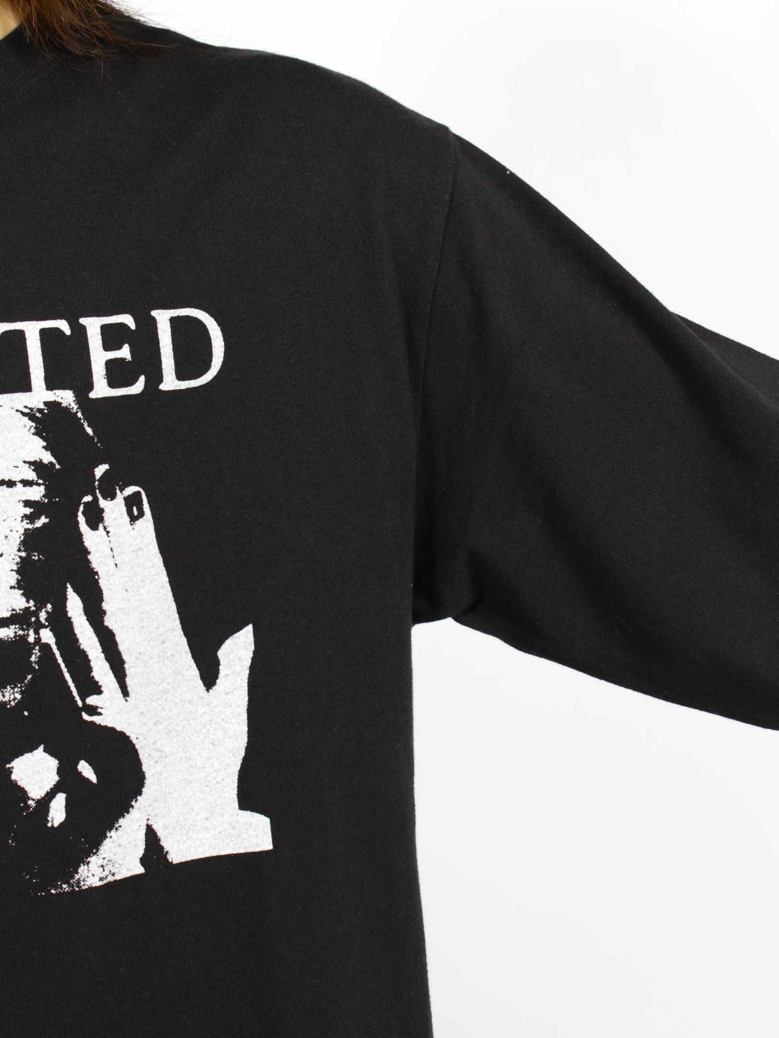【26AW】ディストーテッド・ガール・ロングスリーブ・ティーシャツ/ "DISTORTED Girl" L/S T-shirt / ブラック