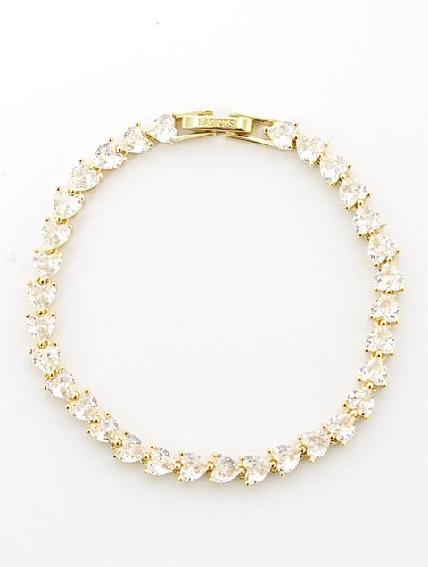 【26SS】マイクロ ハート ジュエル ブレスレット / MICRO HEART JEWEL BRACELET / ゴールド