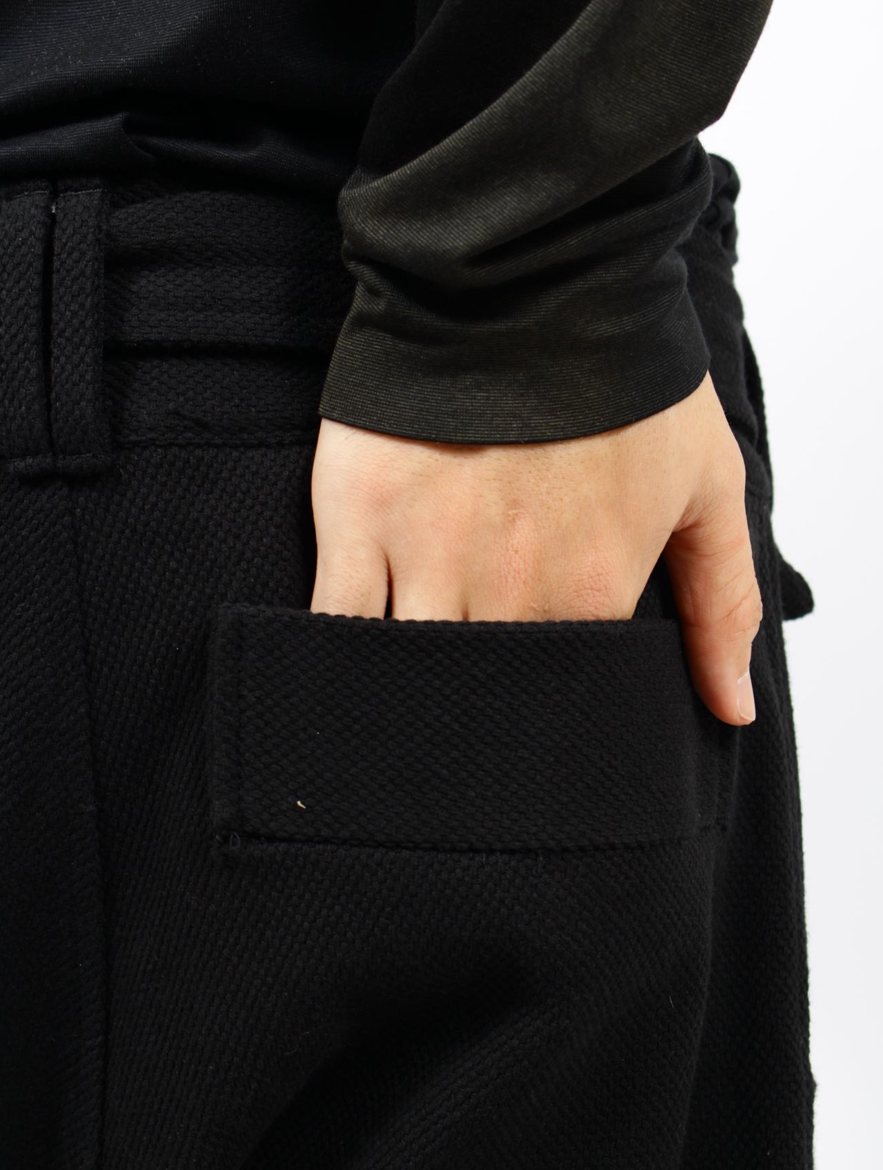 【25AW】ヤタガラス パンツ / 八咫烏 PANTS / サシコブラック