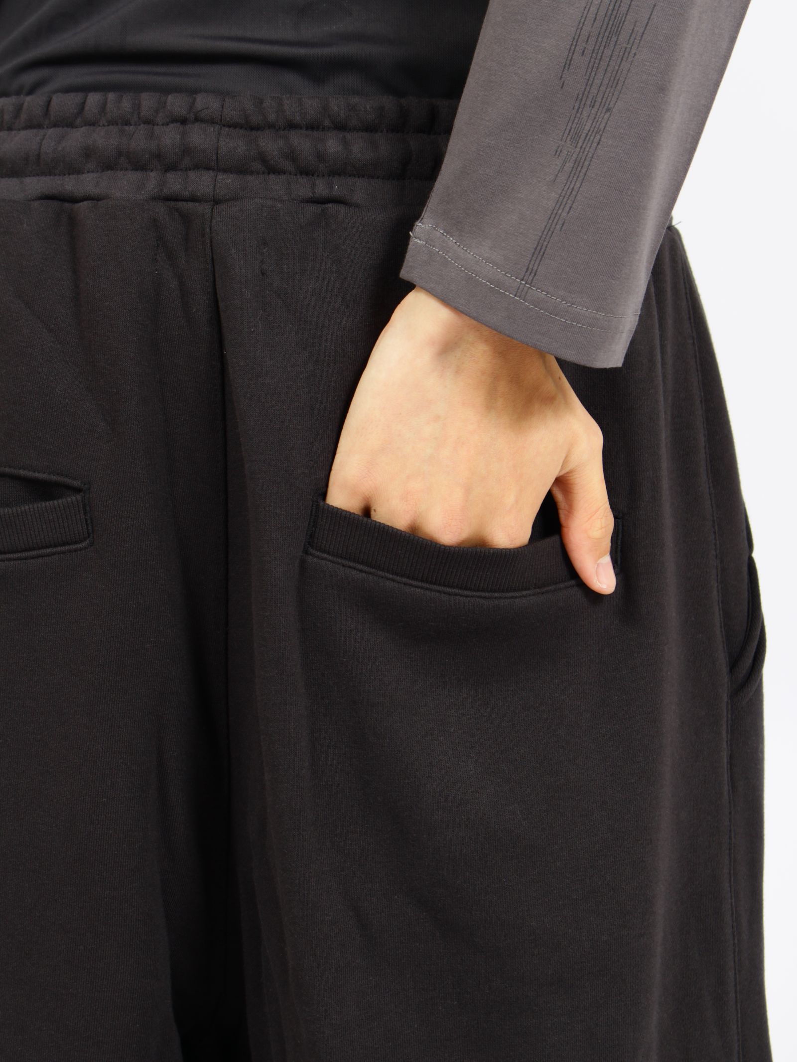【26AW】スウェット パンツ カーゴ ミリタリーパンツ / SWEATPANTS / ブラック