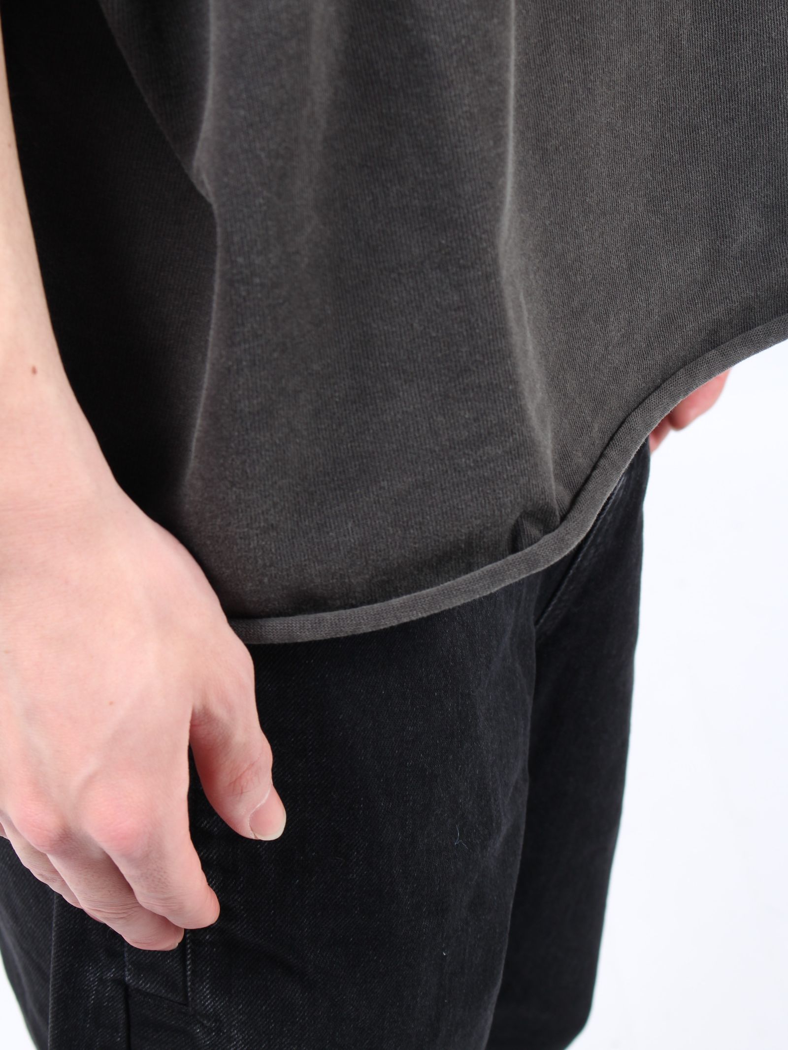 ヘビー ダーツ Tシャツ 半袖 カットソー / HEAVY DART TEE / WASHED BK(ウォッシュブラック)