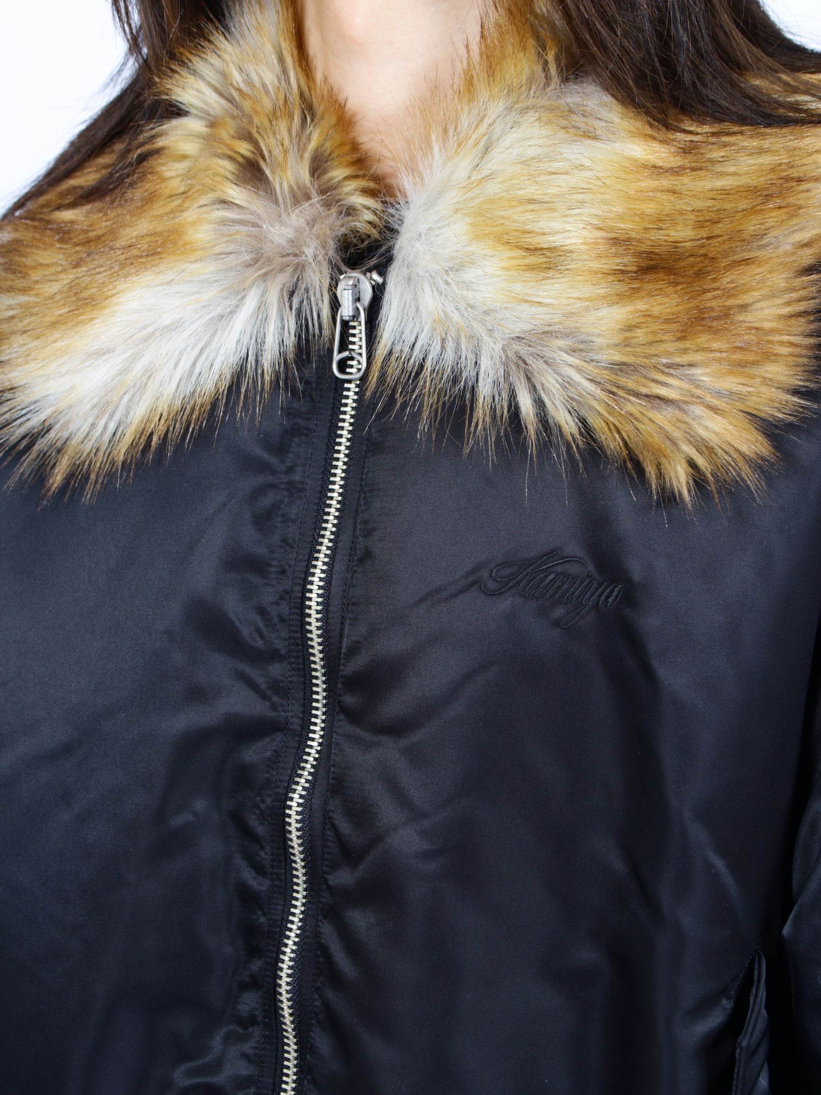 【26AW】 ファー フライト ジャケット / FUR FLIGHT JACKET / ブラック