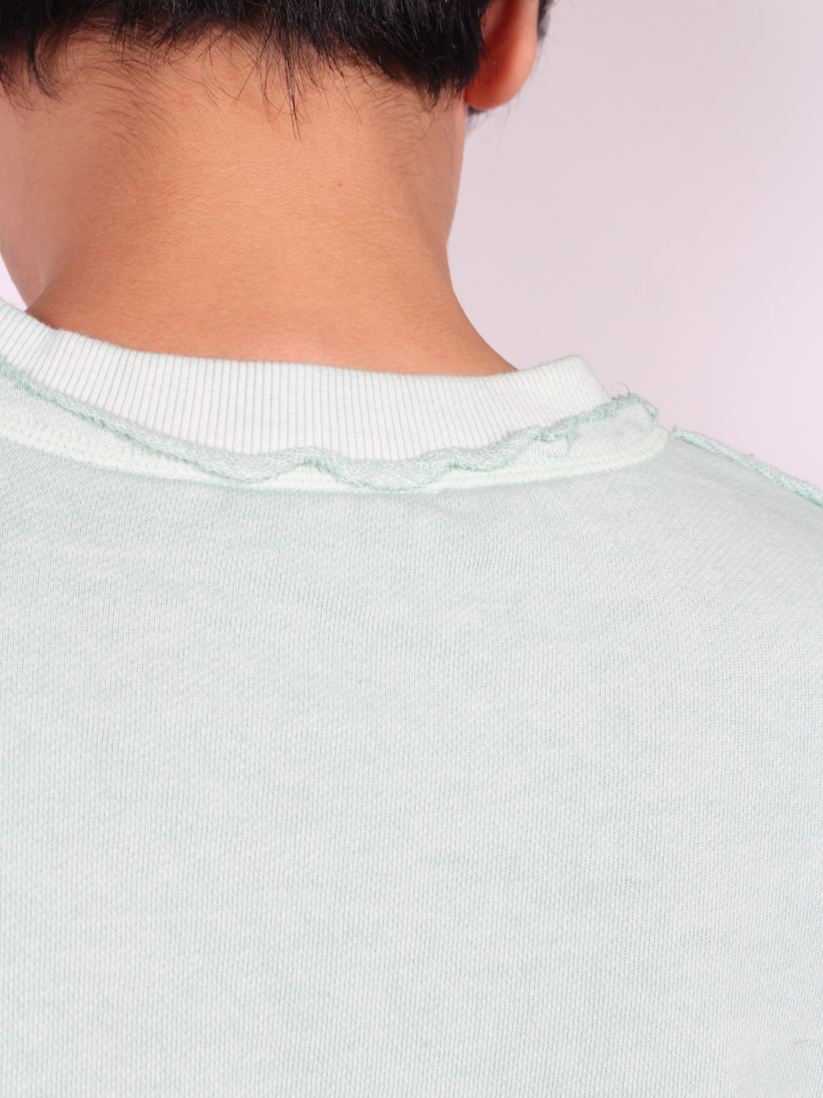 【24AW】ピグメント ペンタグラム コットン クルーネック スウェット / PIGMENT DYE COTTON CREWNECK SWEATER 'PENTAGRAM / ミント