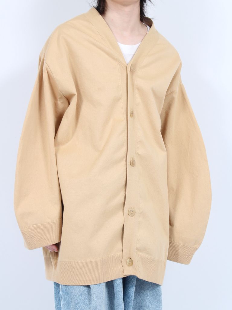 HED MAYNER - 【24SS】ストーン ウォッシュ コットン カーディガン 