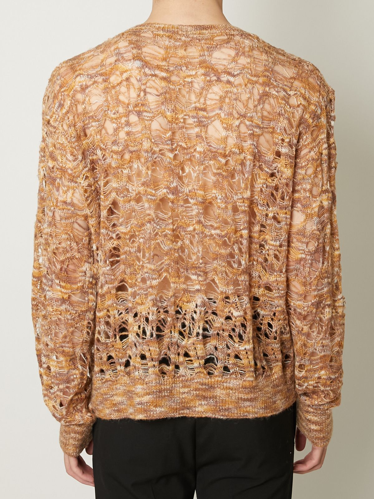 【25AW】モヘア ニット 長袖 プルオーバー / MOHAIR KNIT / イエロー