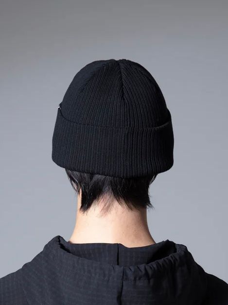 リブ ビーニー / RIB BEANIE / ブラック