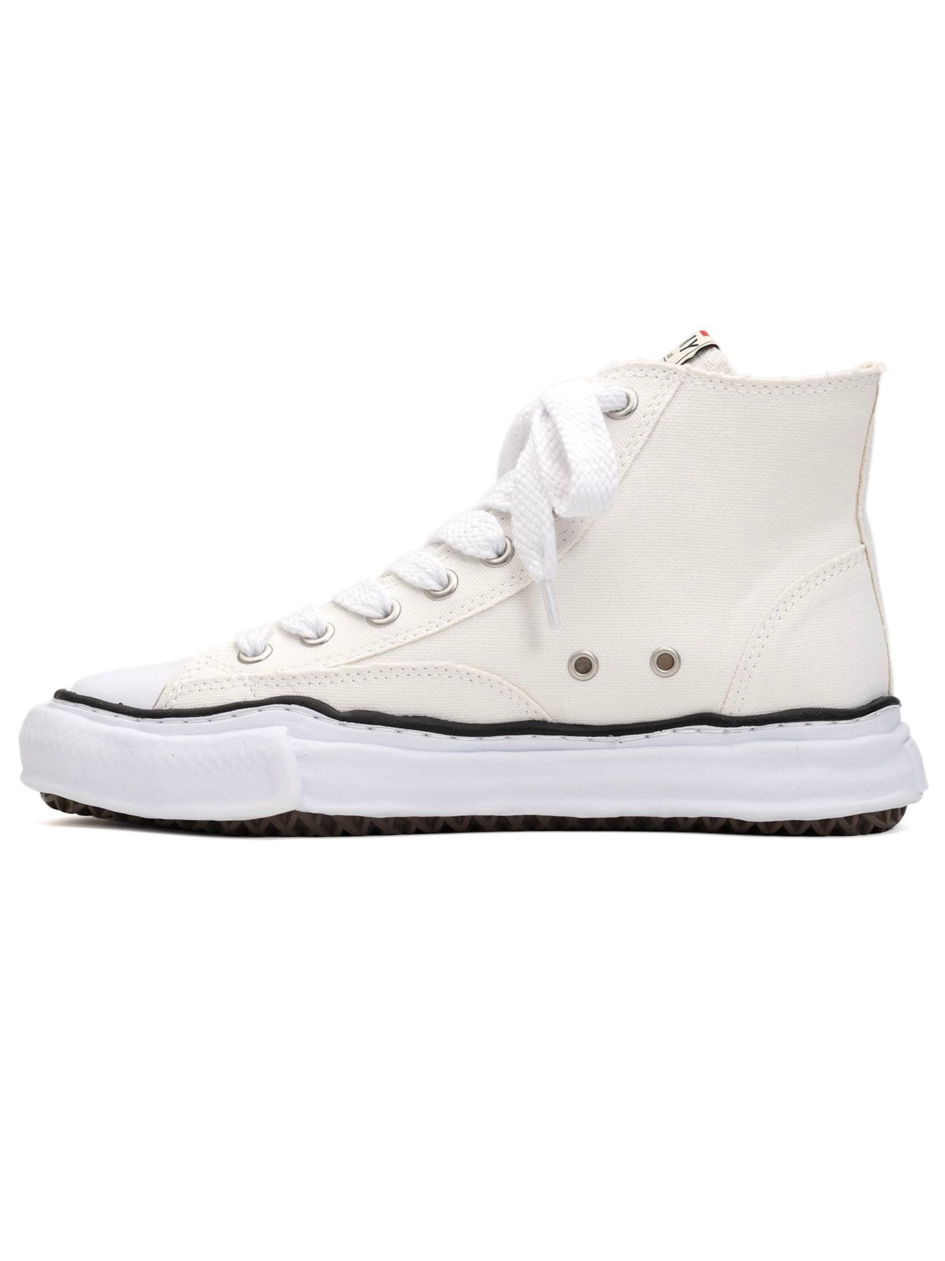 "ピーターソン" キャンバス ハイカット スニーカー  /  PETERSON HIGH CANVAS SNEAKER / ホワイト