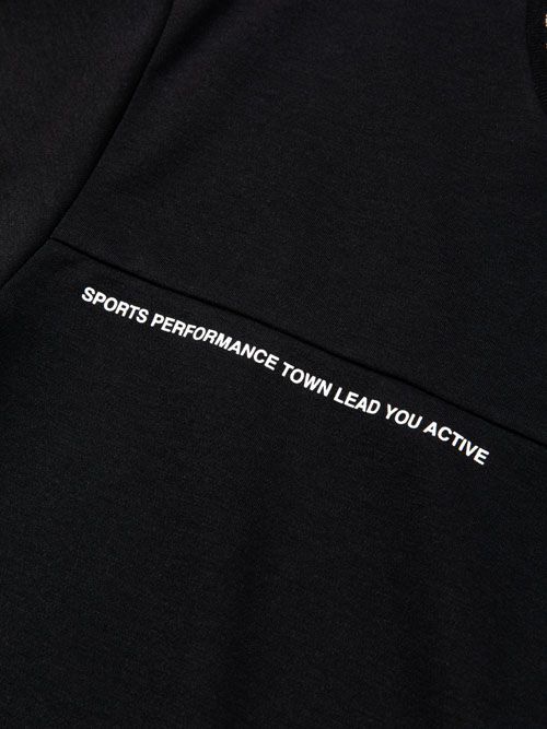 ネックロゴ ポケットTシャツ / EXCHANGE POCKET TEE / ブラック × ホワイト - S - ブラック