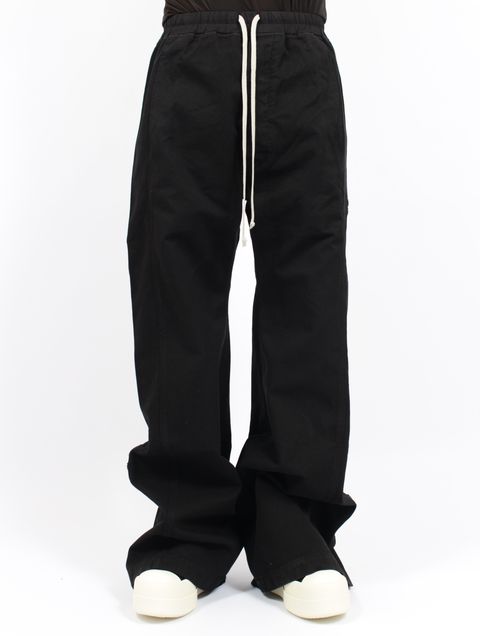 【26SS】ワイド プッシャー パンツ サイドスナップボタン / WIDE PUSHER PANTS / ブラック