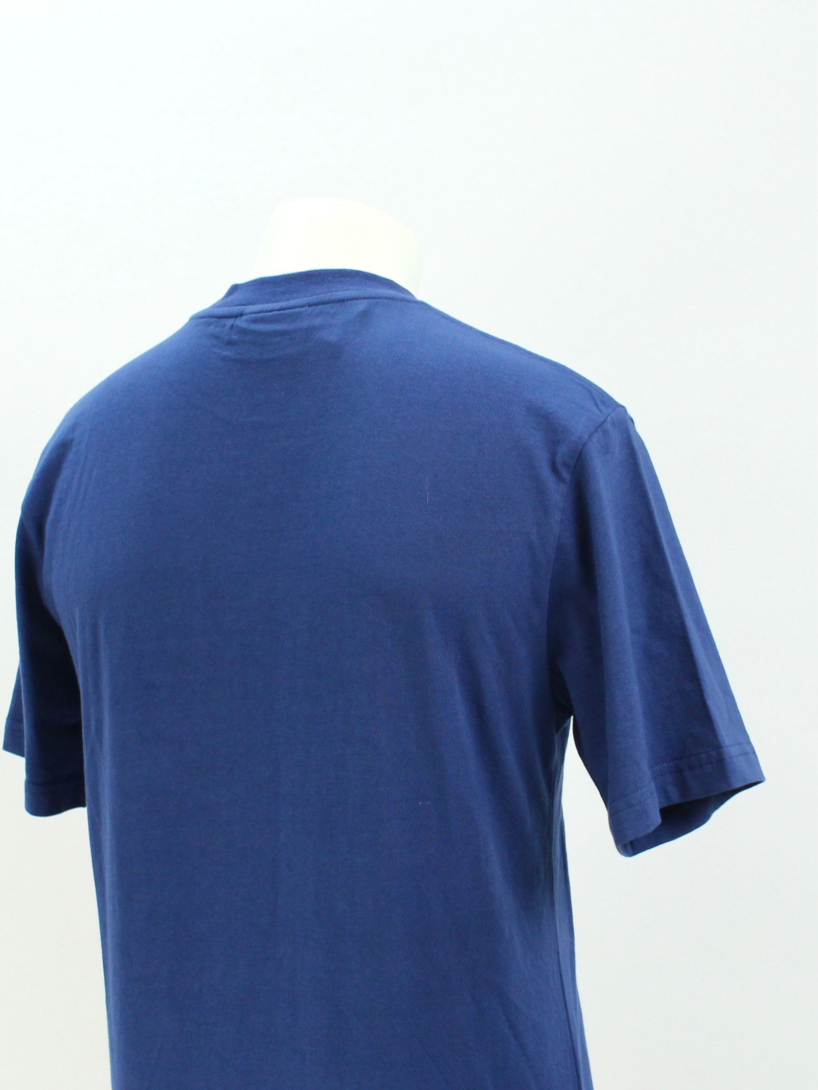 刺繍ロゴ Tシャツ / BLUE NAVY T-SHIRT WITH MULTICOLOR LOGO / ブルーネイビー × マルチ