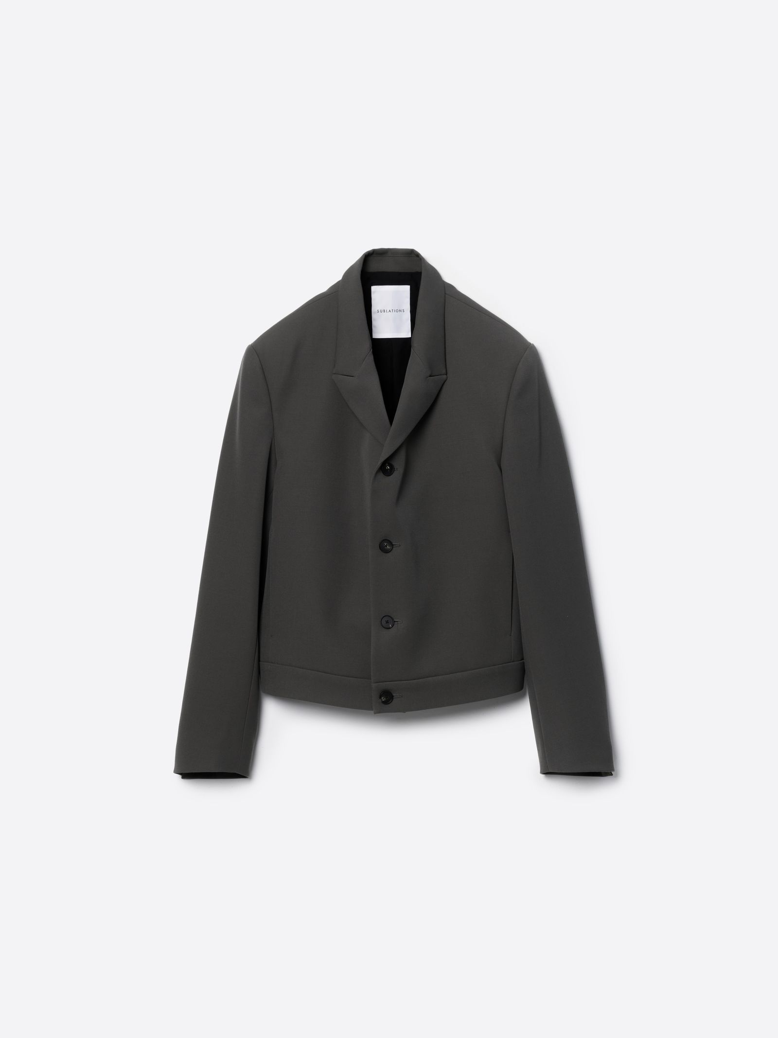 【26AW】ヘビー ウール スペンサー ジャケット / HEAVY WOOL SPENCER JACKET .16 / GUNMETAL(グレー)