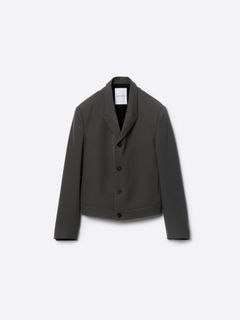 【26AW】ヘビー ウール スペンサー ジャケット / HEAVY WOOL SPENCER JACKET .16 / GUNMETAL(グレー)