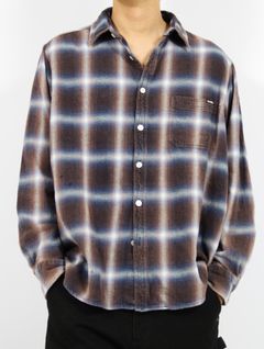 【25SS】ブリーチド チェック シャツ / BLEACHED CHECK SHIRTS / ブルー