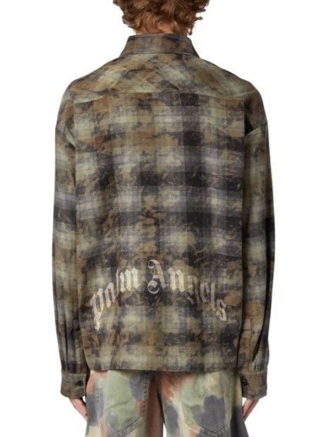 Palm Angels チェックシャツ 楽天市場】【送料無料】PALM ANGELS CHECK ZIPPED OVERSHIRT
