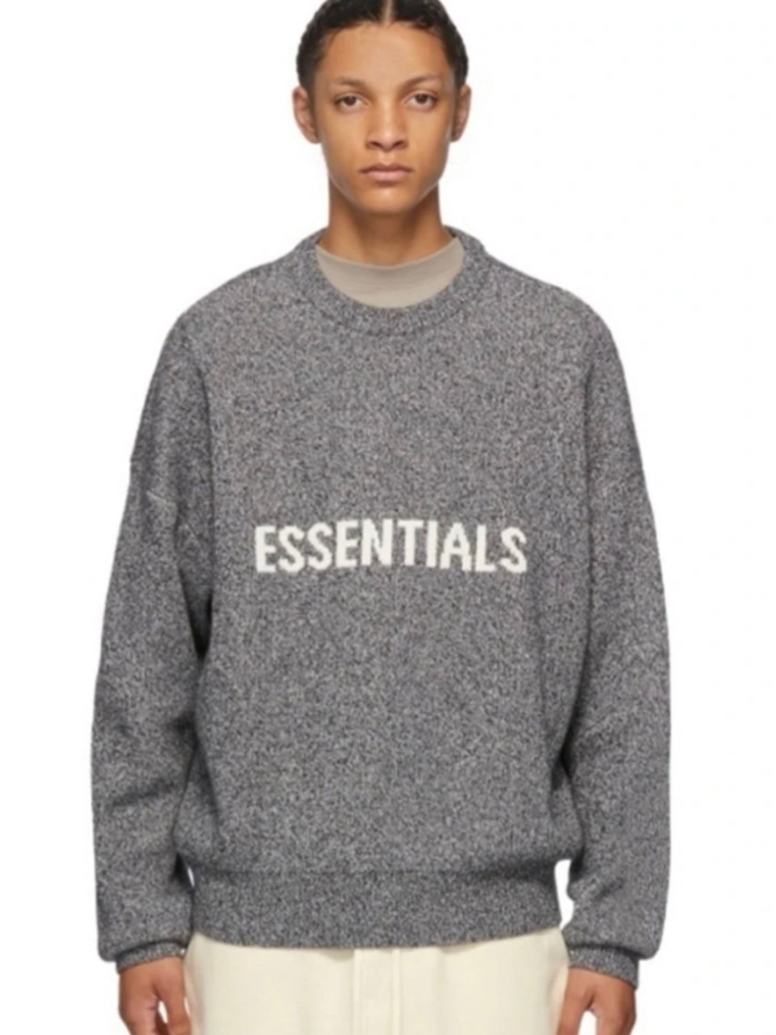 New Front Logo Sweater ESSENTIALS - ニット/セーター