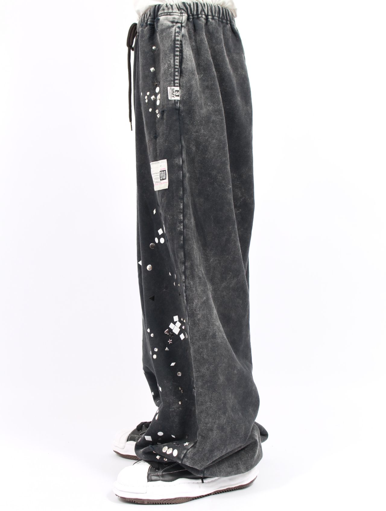 【25AW】エンブリッシュ ブリーチ パンツ / EMBELLISH BLEACH PT / ブラック