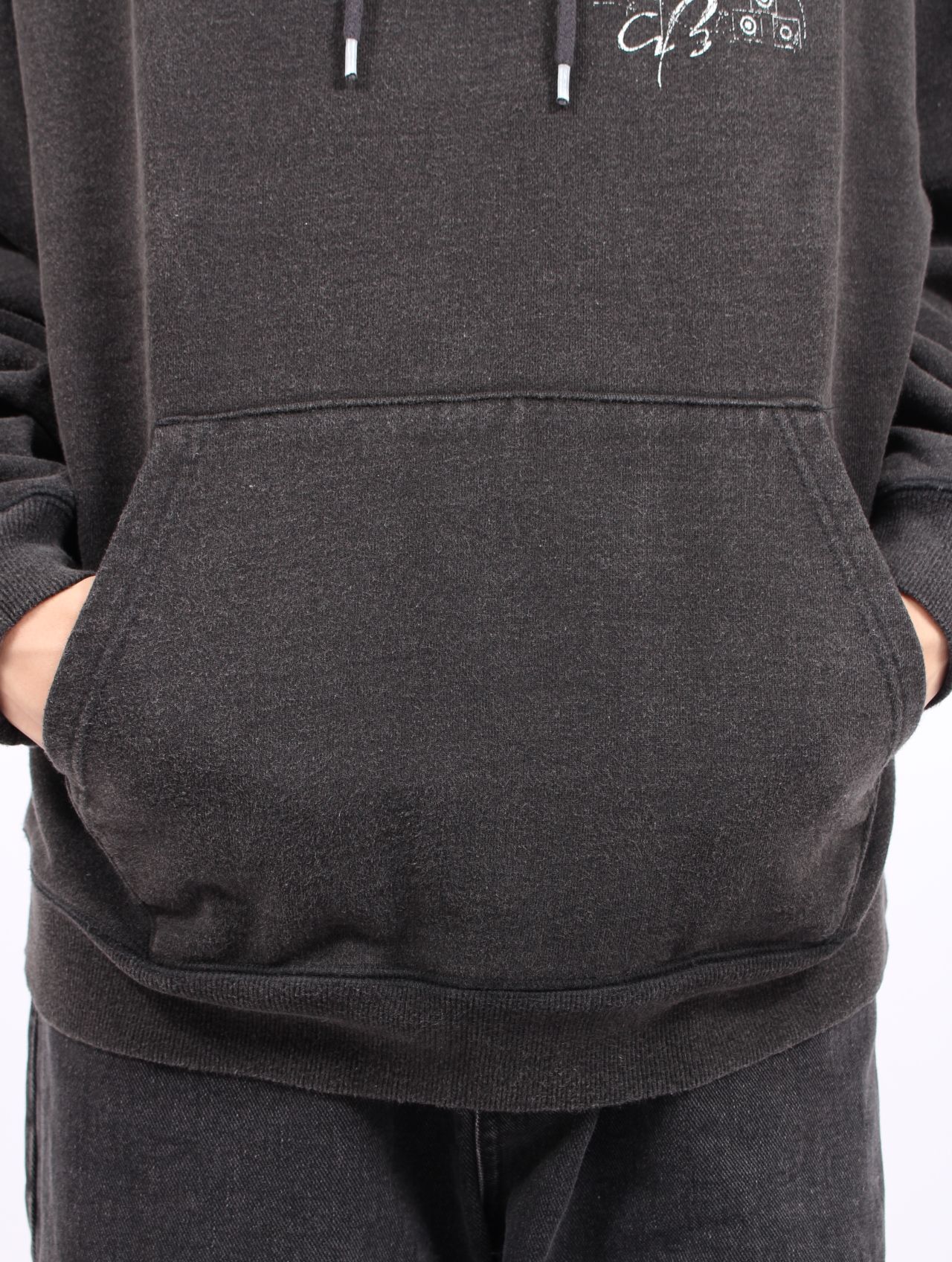 【25AW】グラフィック フーディー パーカー / GRAPHIC HOODIE / ブラック