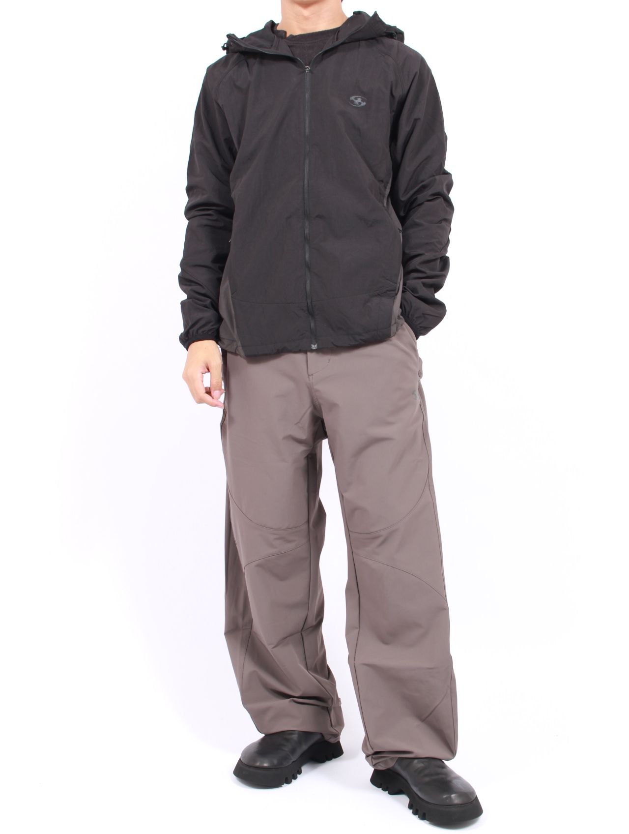 【25AW】サイド スナップ パンツ / SIDE SNAP PANTS / アッシュブラウン