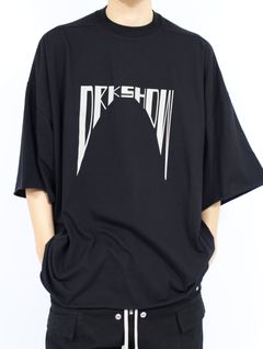 【25SS】DRKSHDW プリント 半袖 トミー Tシャツ / TOMMY T / ブラック×パール