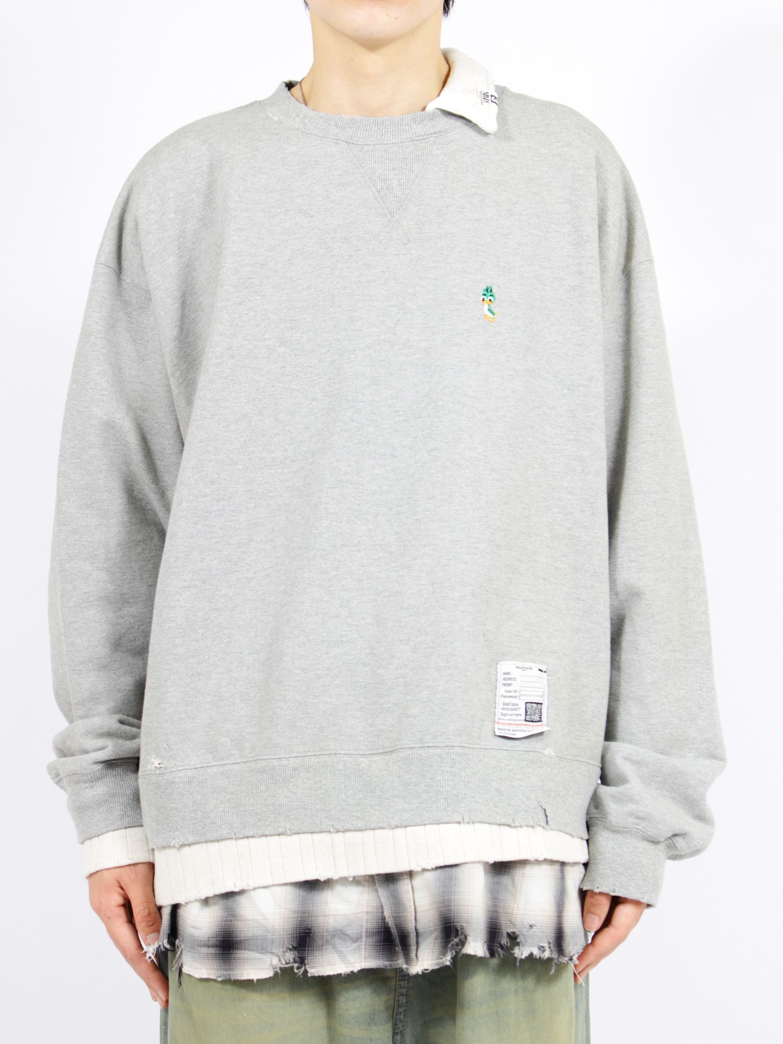 【26SS】トリプル レイヤード ポロ / TRIPLE LAYERED PO / グレー