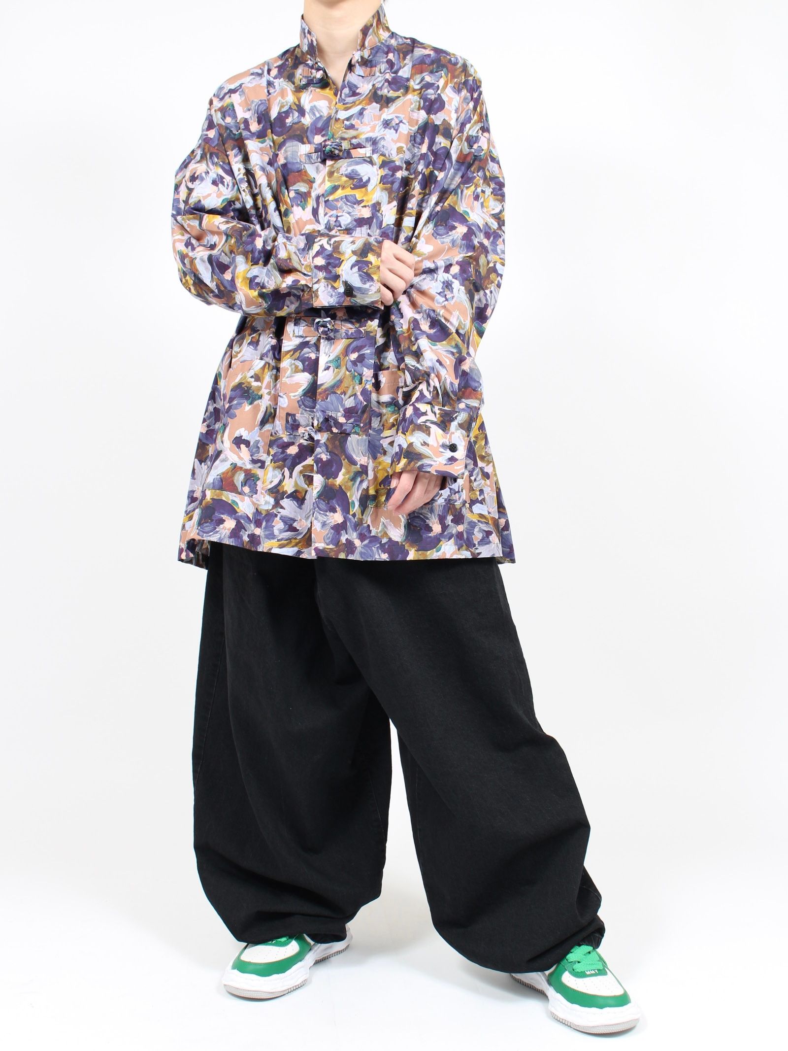 KIDILL - 【24SS】カンフー シャツ / KUNG-FU SHIRT DEVEAUX FLOWER / パープル | STORY