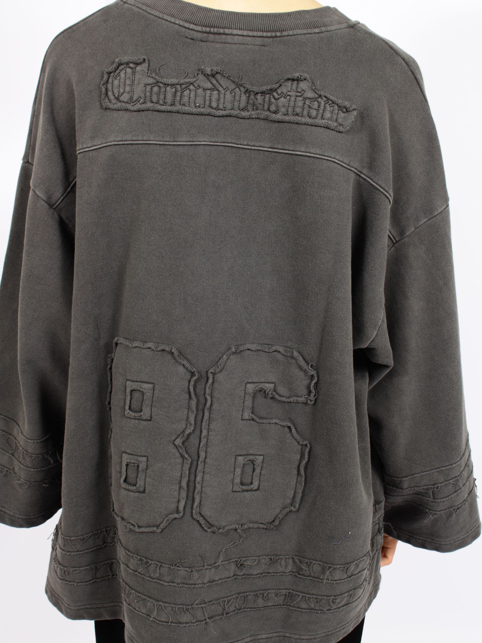 【26AW】 コットン ホッケー ジャージー チーム 長袖 プルオーバー / COTTON HOCKEY JERSEY'TEAM / ブラック